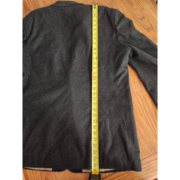 Oscar De La Renta Green Sport Coat Blazer Wool Cashmere 44L Vintage Quiet Luxury - Picture 10 of 16